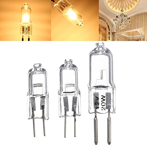MASUNN G 5.3 20W 35W 50W Bi-Pin Bombilla Halógena Lámpara De Luz Blanca Cálida 12V - 20w