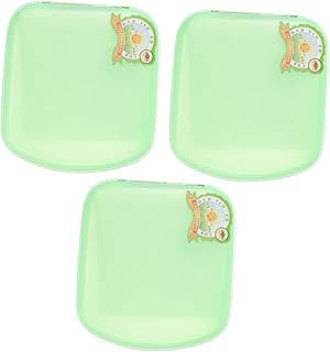 Luxshiny 3Pcs 40 Dvd Vcd Disco Dvd Titular Suportes De Plástico Casos De Armazenamento Estojo De Armazenamento De Plástico Estojo Bonito Carteira De Armazenamento De Dvd Carteira De