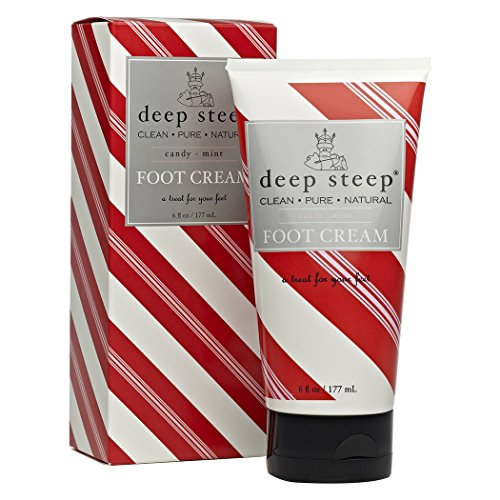 Deep Steep, Therapeutic Foot Cream, Candy Mint, 8 oz