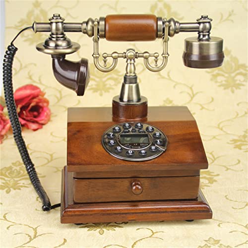 Téléphone à la maison rétro filaire pour décorer un bureau
