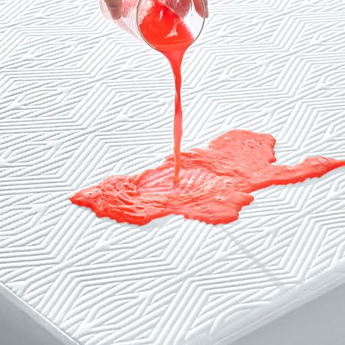 Image of Premium Jacquard 100% Waterproof Queen Mattress Protector, Noiseless, Anti - Slip, Breathable Bed Cover, Rayon from Bambo, Quilted, Mattress Pad Sheet, Deep Pocket 8 inch-21 inch