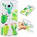 Produktbild SAMSUNG J5 2016 Hülle Kaktus Silikon Kaktus transparenter Ultra dünner TPU weicher handy hülle DECHYI Kunstmalerei Serie handyHülle SAMSUNG J5 2016 Kaktus