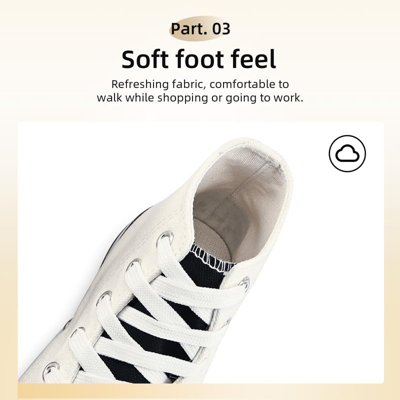 Canvas High Top Sneakers for Women Men Classic Lace Up Canvas Shoes Womens Mens Fashion High Top Sneakers Casual Tennis Walking Shoes4