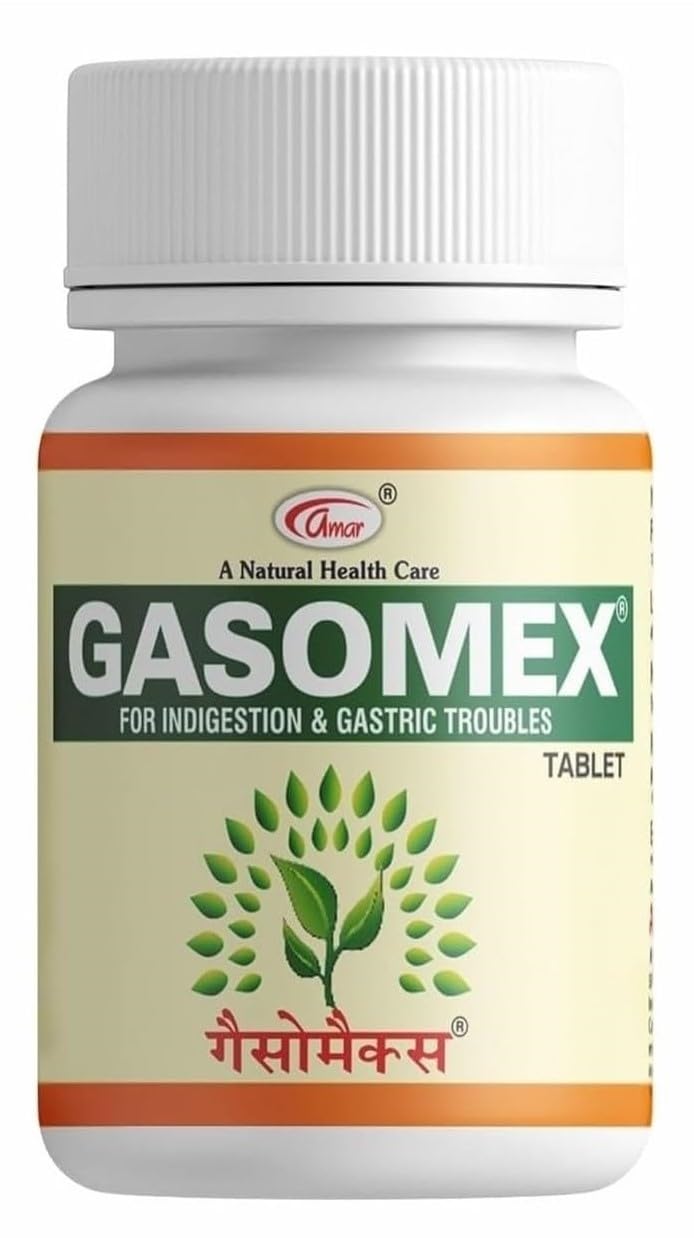See full amazon price history chart for Amar Pharmaceuticals Gasomex Ayurvedic gas relief, No Fart Tablets (120 count) Relieves Trapped Gasses gives Relief From Bloating, Flatulence | Improve Digestion, Metabolism | Carminative & Antispasmodic tablets-120 count Amar Pharmaceuticals Gasomex Ayurvedic gas relief, No Fart Tablets (120 count) Relieves Trapped Gasses gives Relief From Bloating, Flatulence | Improve Digestion, Metabolism | Carminative & Antispasmodic tablets-120 count (B0D7TN4BSZ) Amazon Price History, Amazon Price Tracker