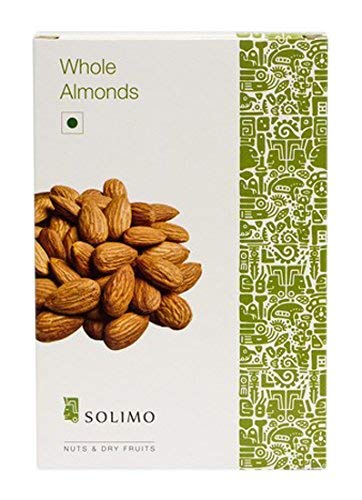 Amazon Brand - Solimo California Almonds,Raw,500g