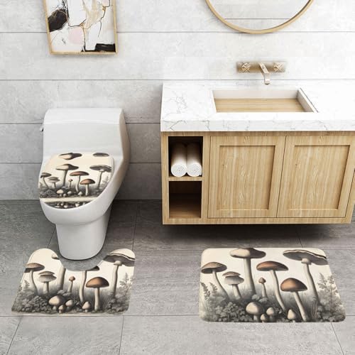 Tapis de salle de bain antidérapants pour sol sec et design