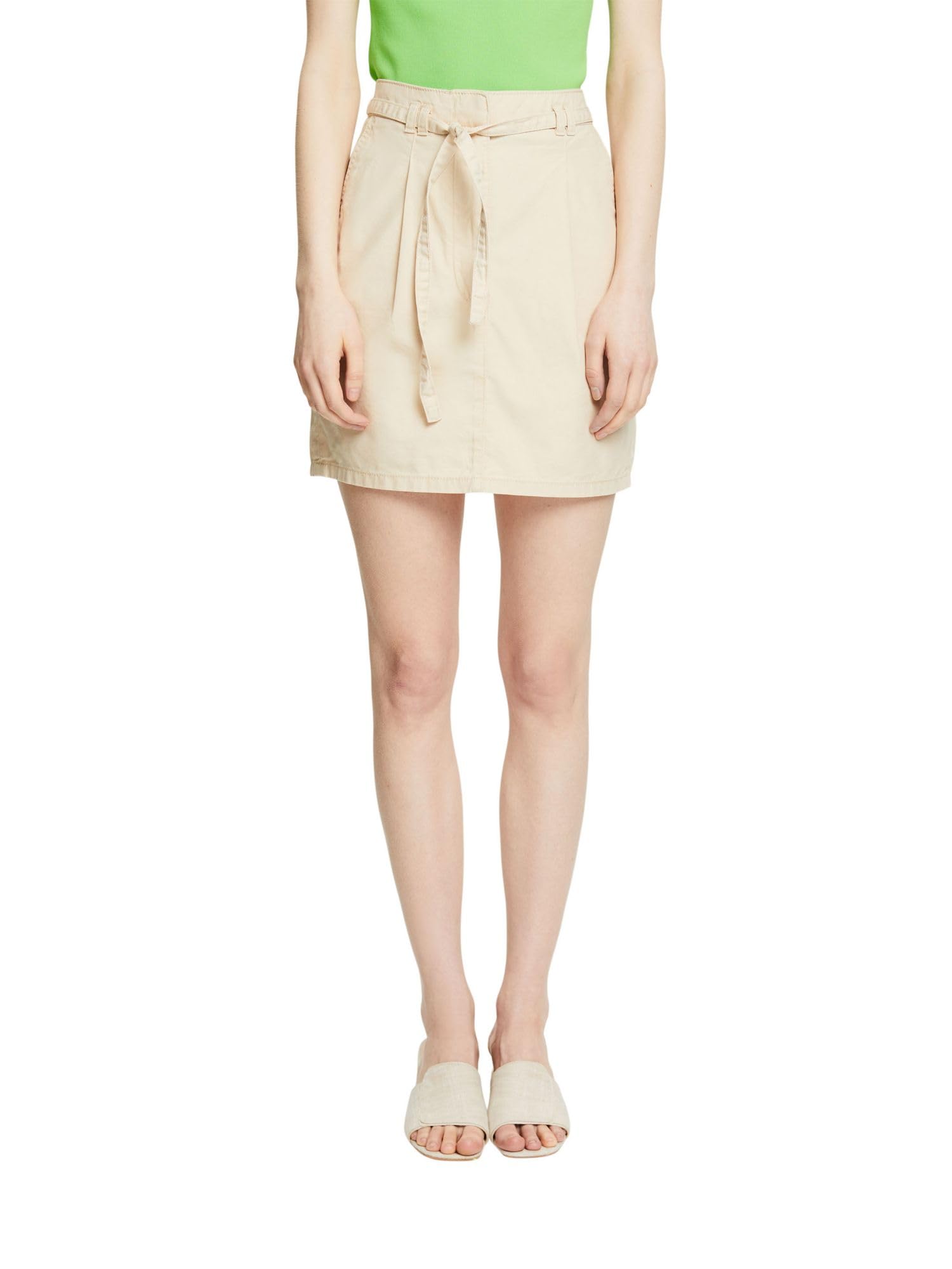 ESPRIT Womens 044ee1d316 Skirt, Beige, 10 UK