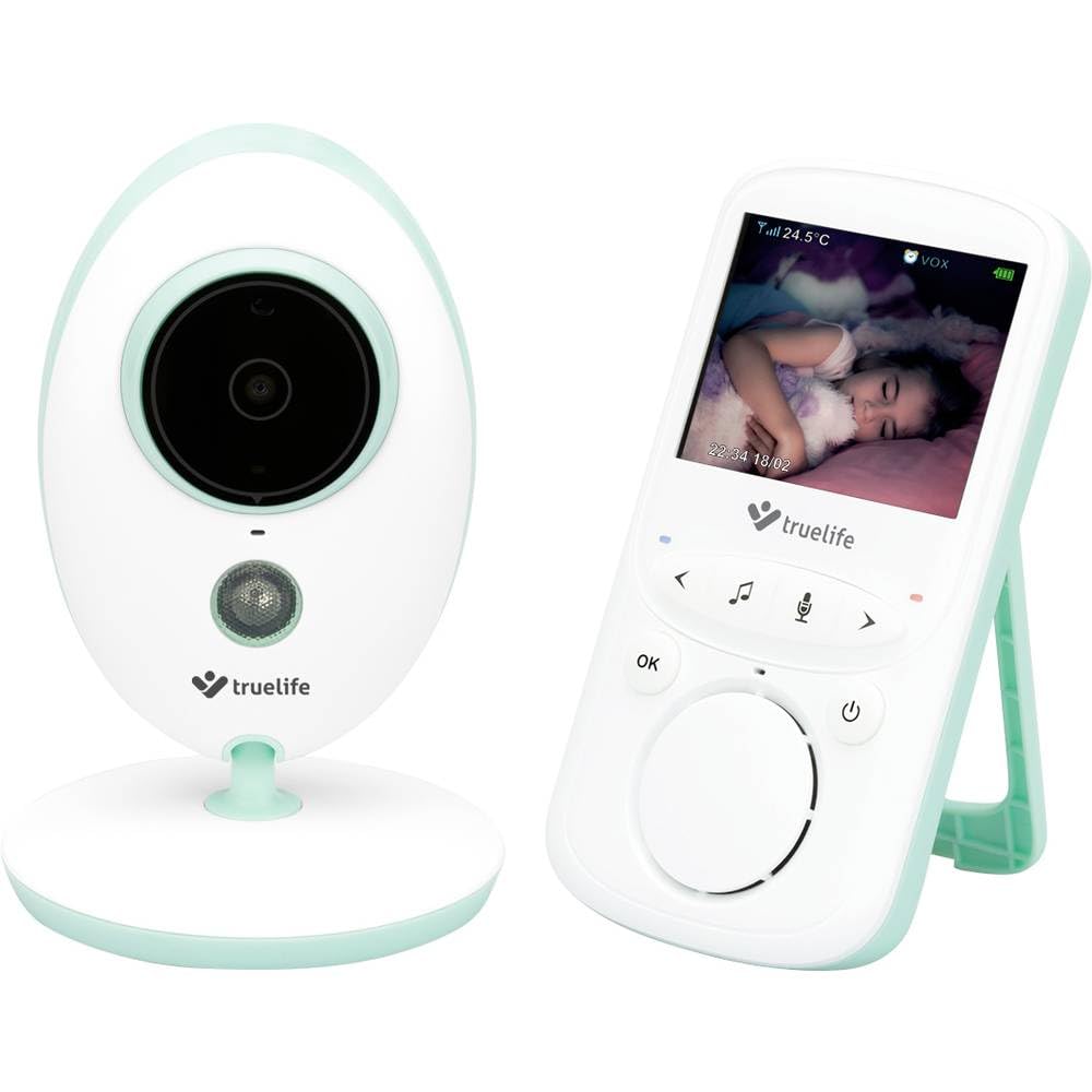 TrueLife NannyCam V24 Pro TLVMMNCV24PWB Babyphone with camera Digital 2.4GHz
