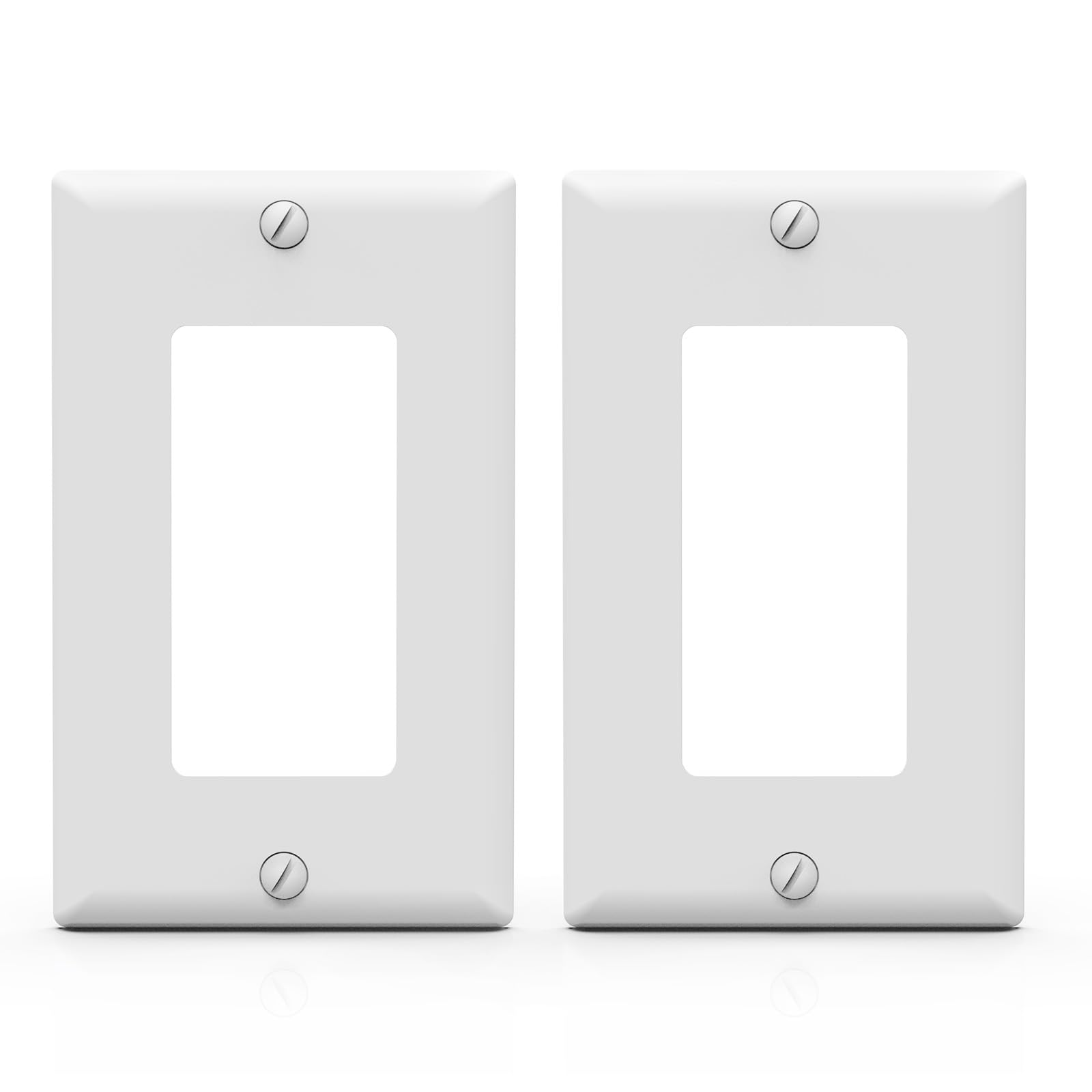 Decorative Wall Plates - Glossy White -19