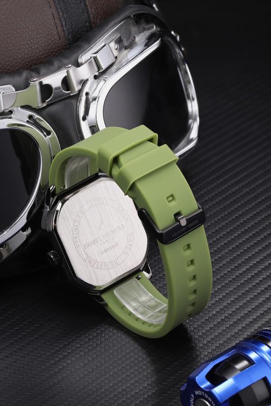 Image of Daniel Hechter Paris Rivoli Collection Modern Analog Watch for Men with Octagon Dial and Silicon Band-DHM1003