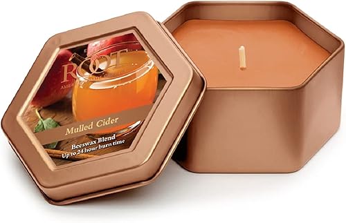 Vela aromática de cera de abeja, canela y especias