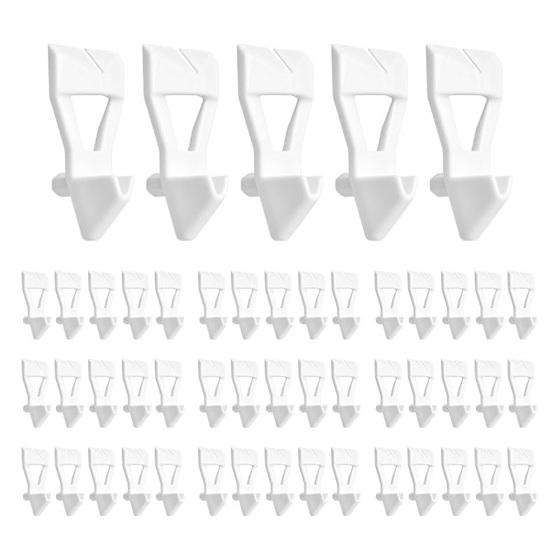 Cabinet Shelf Pins 50Pcs White Plastic Support Pegs