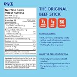 Chuck Grass-Fed Beef Sticks - Tender, Full of Flavour, Zero Junk - The Snack You Want and Your Kids Actually Love - 7g Protein, 1g Sugar, Canadian Made - 10 Pack