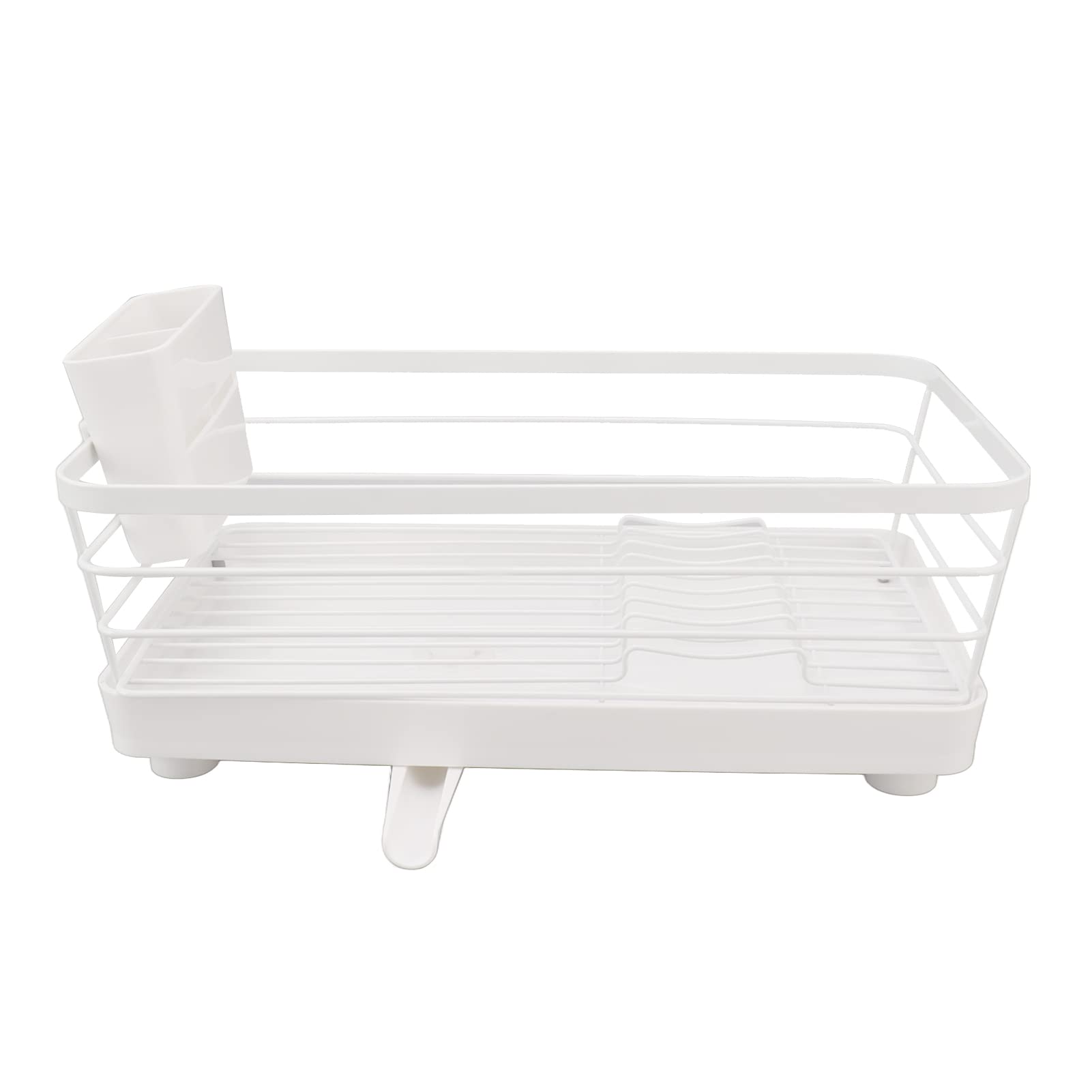 Küchengeräte, Küchenorganisation, Geschirrständer, Moderne, große Kapazität, rostbeständig, platzsparende Abtropfgestelle mit Abtropfschale für die Küchentheke (Klein)