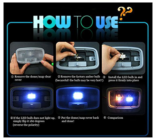 CICMOD Universale Auto LED 41mm Lampadine Siluro