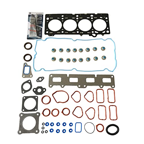 Image of Partsflow Head Gasket Set For Chrysler Pt Cruiser 2002-2009 For Jeep Liberty 2002-2005 For Jeep Wrangler 2003-2006 2.4L L4 DOHC, (16 VALVE), VIN CODE inchB inch inch1 inch OE#HS26206PT-1,HS26206PT-3,HS8-30102,SL1000