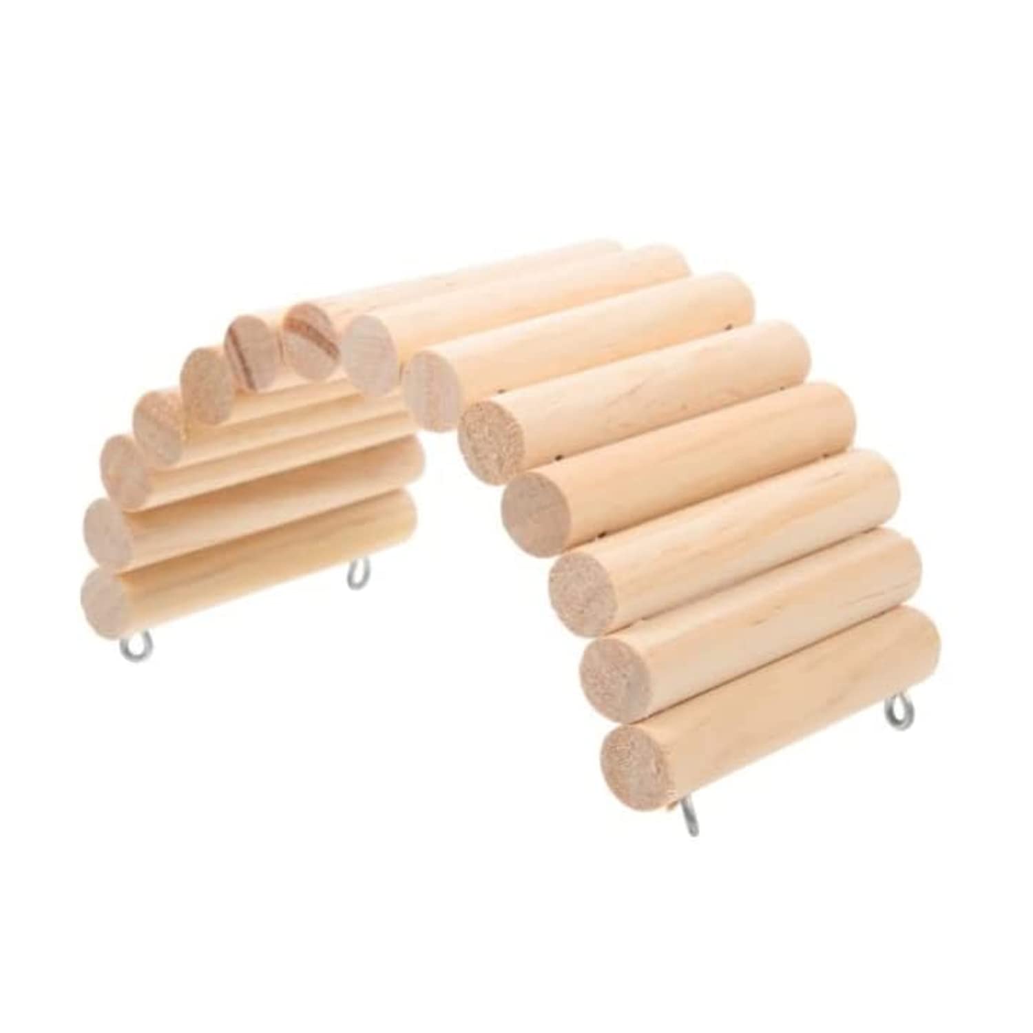 WildbirdCare Natural Wood Pet Suspension Bridge,Pet Ladder,For Hamsters Chinchillas Small Pet Grinding Teeth Parrots(Pack Of 1) (B0C2ZC9Q16) Amazon Price History, Amazon Price Tracker