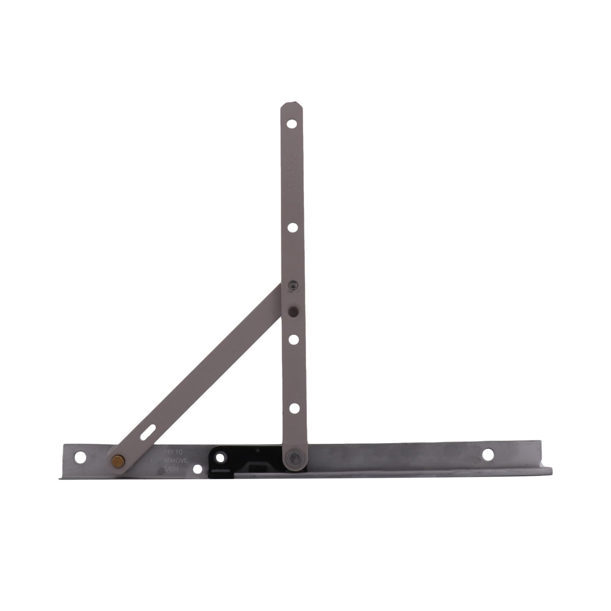 Brixwell Truth 14 Concealed Casement Hinge Lower Left Or Upper Right Type - E-Gard Finish, Arm and Rivet Material Steel,10" Track Length, 4-29/32" Arm Size, 7-11/16" Vertical Height, Window Hardware