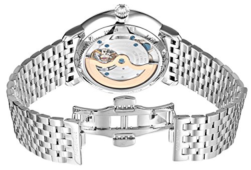 Frederique Constant Men's FC705S4S6B Slim Line Analog Display Swiss Automatic Silver Watch4