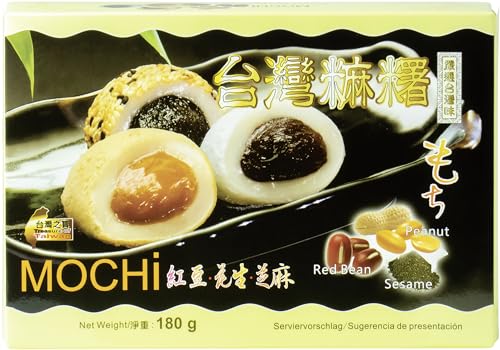 Awon Mochi, Sabor Surtido, Cacahuete, Judías Rojas Y Sésamo 180 g Awon Mochi, Sabor Surtido, Cacahuete, Judías Rojas Y Sésamo 180 g