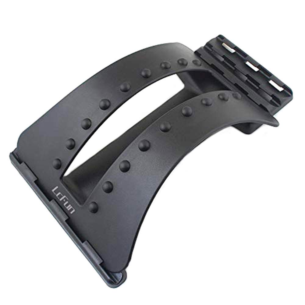 LcFun Back Massage Stretcher Arch Black Magic Message Stretcher Back Stretcher Lumbar Support Device Relax Mate Spine Pain Relief Chiropractic - Amazon product rated Grade A