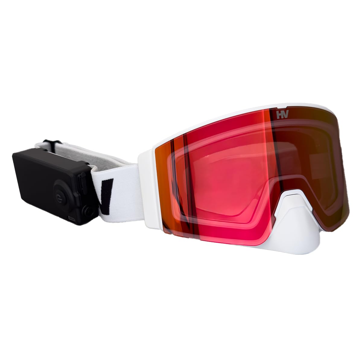 HeatWave - Occhiali da neve riscaldati con batteria elettrica, per attività invernali, motoslitta, sci, snowboard, anti nebbia, doppia lente