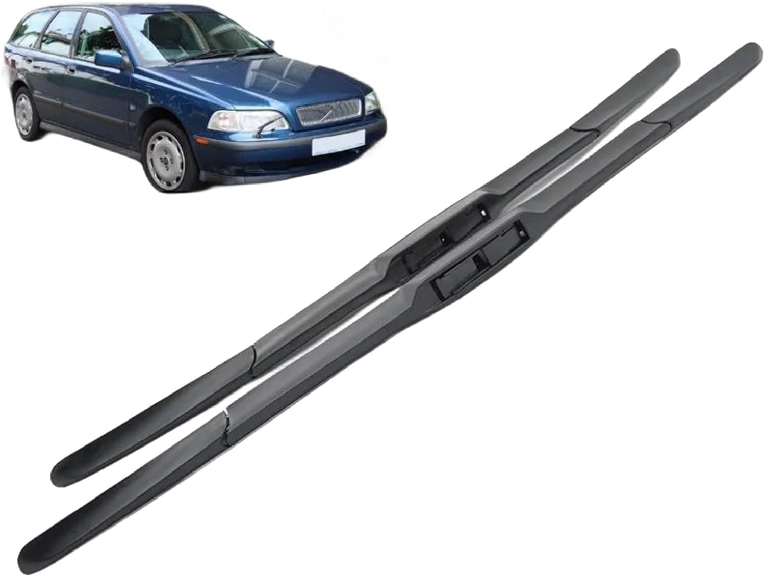 ZhangXD Front Windscreen Wipers For Volvo S40 MK1 1995-2004, Windshield Window Brush Front Wiper Blades All-Weather Replacement Set Easy Installation