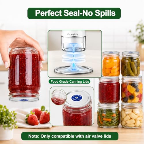 Image of 50Pcs Canning Lids, Mason Jar Lids Fit for Regular& Wide Mouth Jars