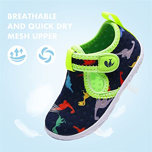 Image of FEETCITY Boys Girls Water Shoes Kids Aqua Socks Quick Dry Barefoot for Beach Swimming Pool