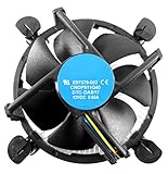 CPU Cooler with Aluminum Heatsink & 4-Pin PWM 3.5-Inch Fan with Pre-Applied TRONSTORE Thermal Paste for Intel Core i3 i5 i7 Socket 1151 1150 1155 1156 Desktop PC Computer (TS2)