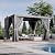 Aoxun Louvered Pergola 10 x 12ft Outdoor Aluminum Pergola with Adjustable Roof for Gardens, Decks and Backyards, Gray