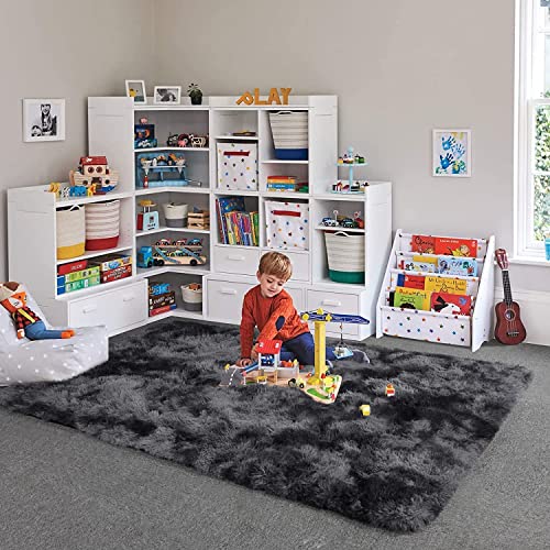 Carpet collection Shaggy Modern Rug Soft Handwoven Plain California Premium Shag Collection With 2X6 Feet(60 X 180 Cm)Plain Color 5 Cm Pile Height For Living Room|Home And Bedroom, Rectangular, Grey