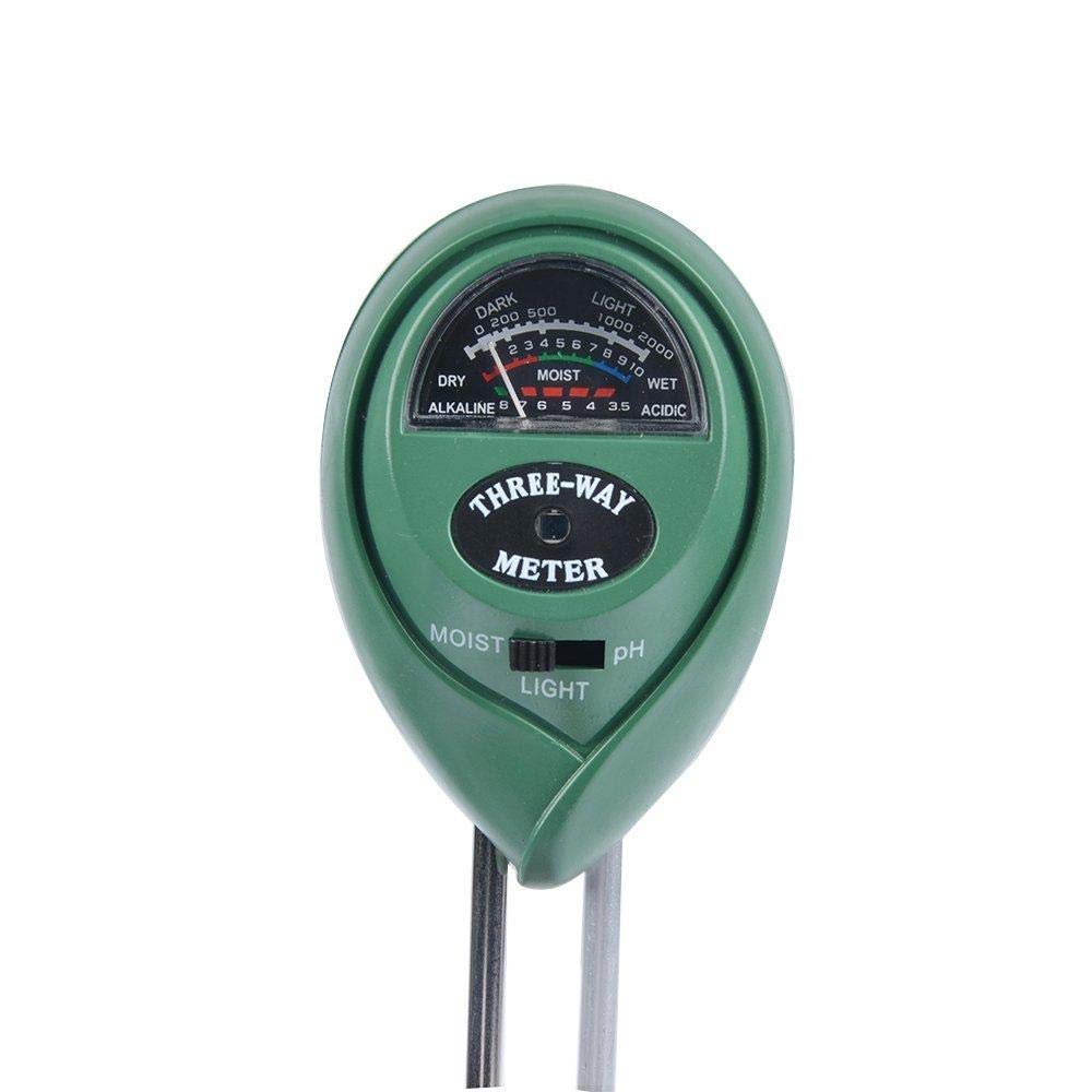 SKEIDO 3-in-1 Soil Moisture Light and PH Acidity Tester