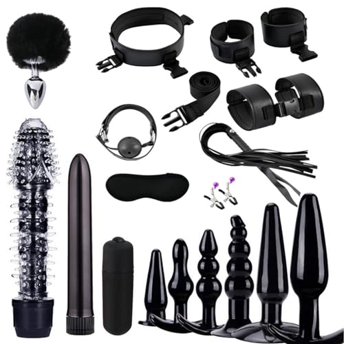 Jeux Couple Sexuel avec Kit de Rangement pour Pimenter l'Intimité