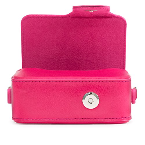 Funda de cuero para cámara MegaGear MG1210 Hot Pink miniatura 7