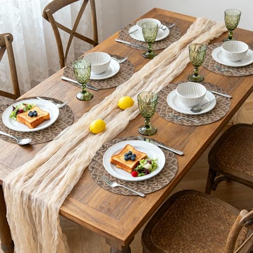 Set de table résistant à la chaleur pour protéger vos meubles marron café