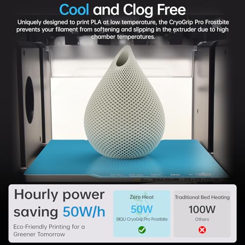 Image of BIQU Cryogrip Pro Frostbite Cold Build Plate Compatible with Snapmaker U1 3D Printer 276x301MM Panda Build Plate Double-Sided Upgrade Room Temperature Print Removable Surface Platform