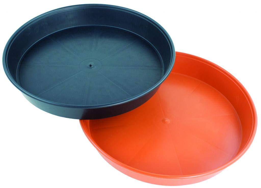 Green Path range of plastic pots are ideal for outdoor use Brown, 25cm-pack of 1, 25cm - pack of 1 - Image 2