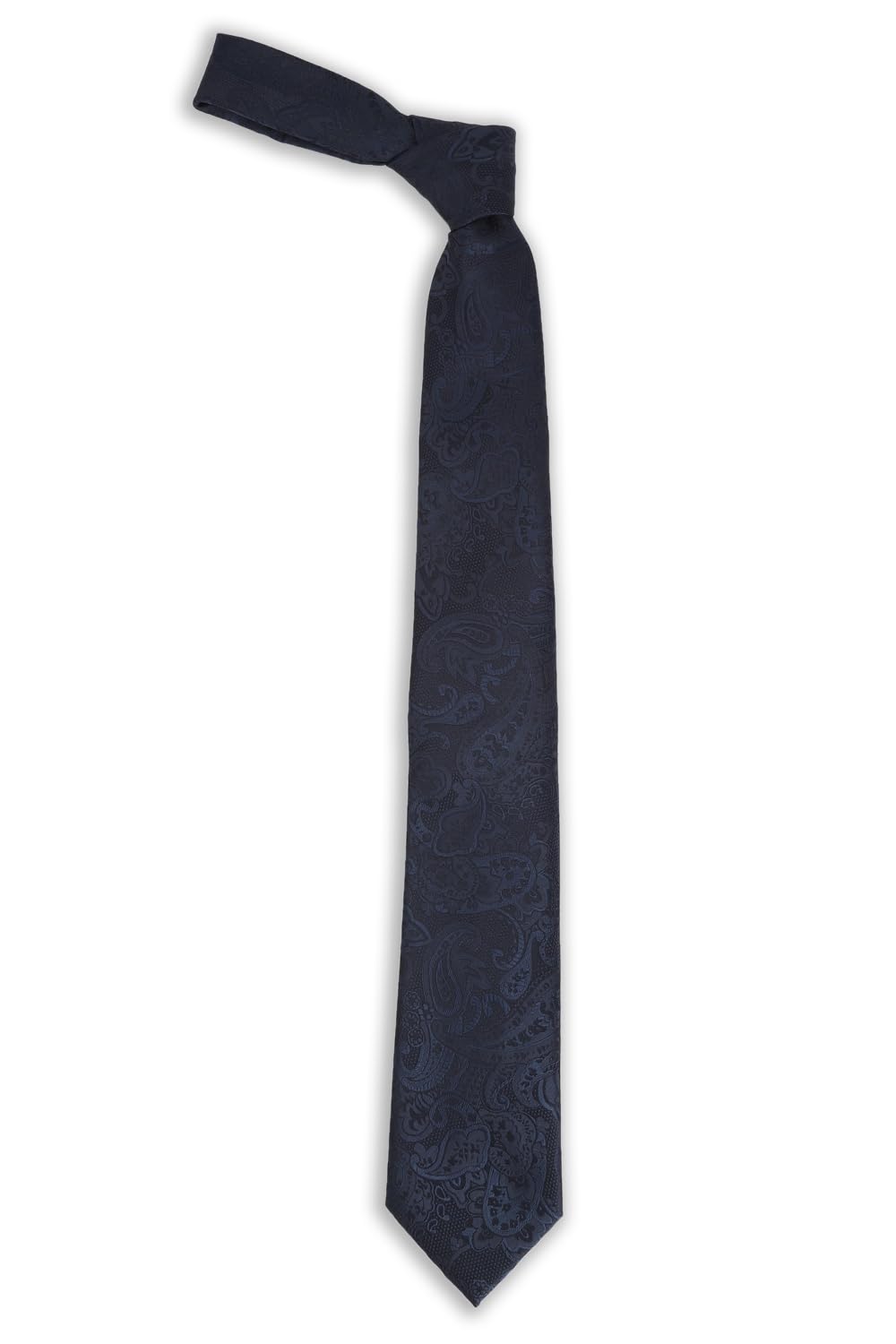 peter england Men Navy Embroidered Tie-picture-35