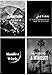 Miss Independent Inspirational Wall Art, Set of 12 Black and White Motivational Posters, 9x13 Inch Classroom Decorations, Home and Office, Positive Entrepreneur Quotes