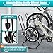 Floor Bike Stand, Bike Rack Safeguard Disc Brakes & Derailleurs, Waterproof Bike Holder Road/Kids/MTB Bicycles, Fits 12