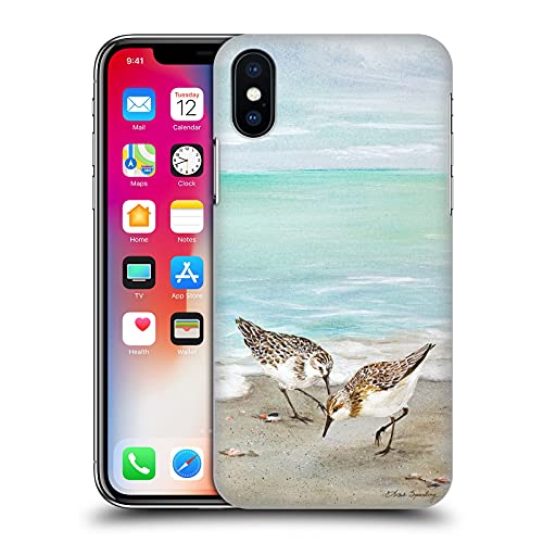 Head Case Designs Officially Licensed Lisa Sparling Surfside Dining Birds and Nature Hard Back Case Compatible with Apple iPhone X/iPhone Xs
