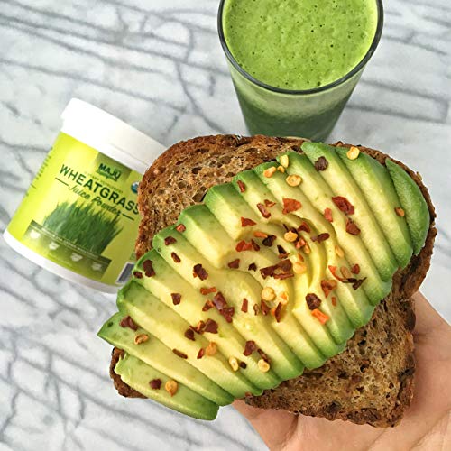 Organic Wheatgrass Juice Powder: Grown In Volcanic Soil, No High Temperatures Used, Non-Gmo, Instant Juice Powder, Simply The Best On Earth #TOP5