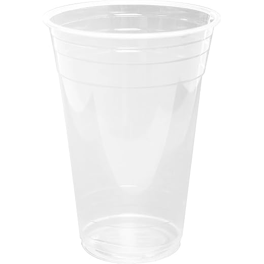 Karat Earth KE-KC20 20 oz Clear PLA Cups (Case of 1000)