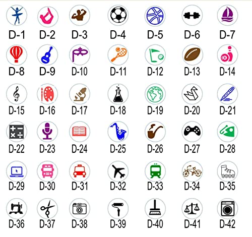 iStampStore Custom Self-Inking Loyalty Card Stamp - Small Rubber Logo, Mini Coffee Card