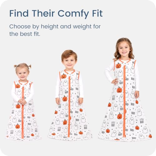 Image of Toddler Sleep Sacks 2T-3T-4T, 0.5 TOG Light Summer Wearable Blankets, Extra Long XL Sleeping Bags, 2 Pack