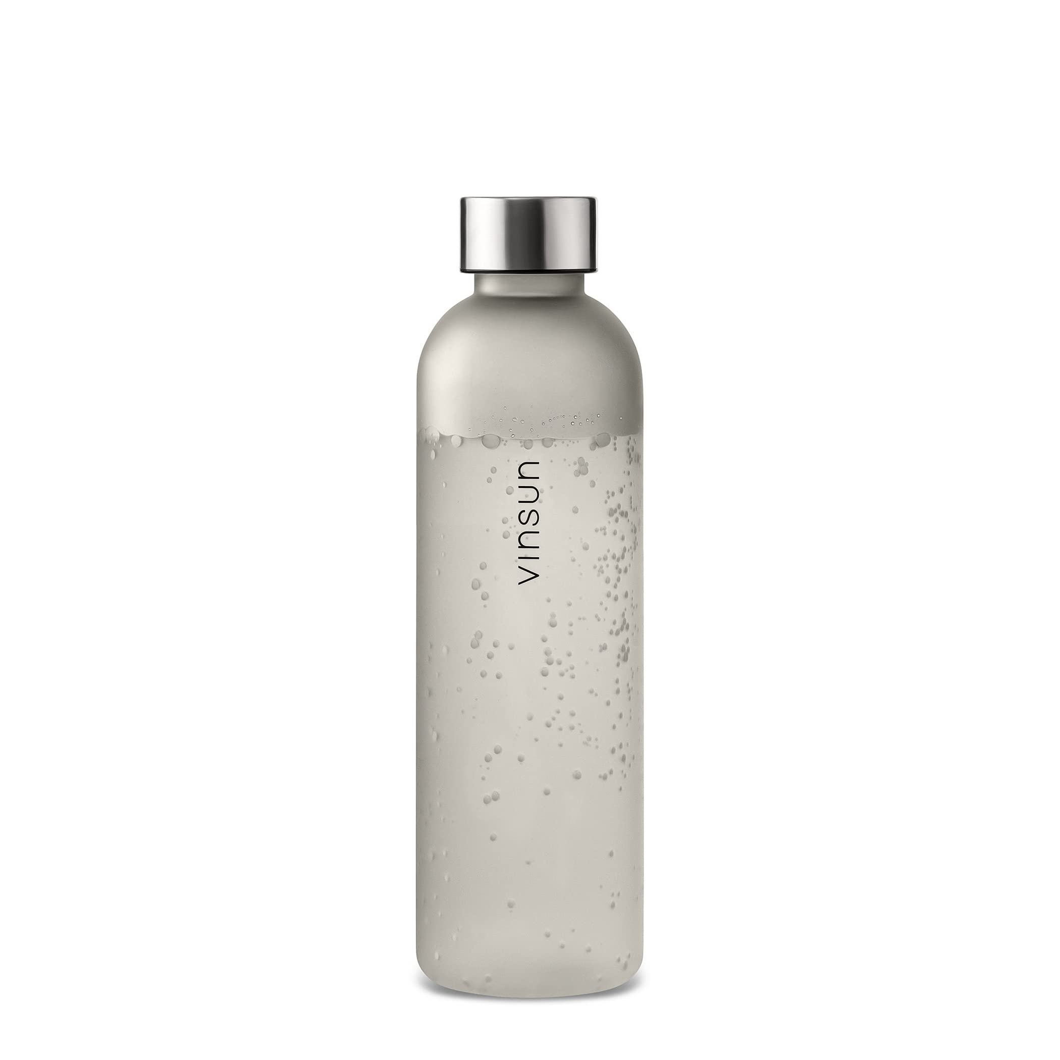 VINSUN Trinkflasche 650ml, 1000ml, 1500ml - auslaufsicher, Kohlensäure geeignet, BPA frei, Tritan - Leichte Wasser Flasche für Sport, Outdoor, Schule, Fahrrad, Büro