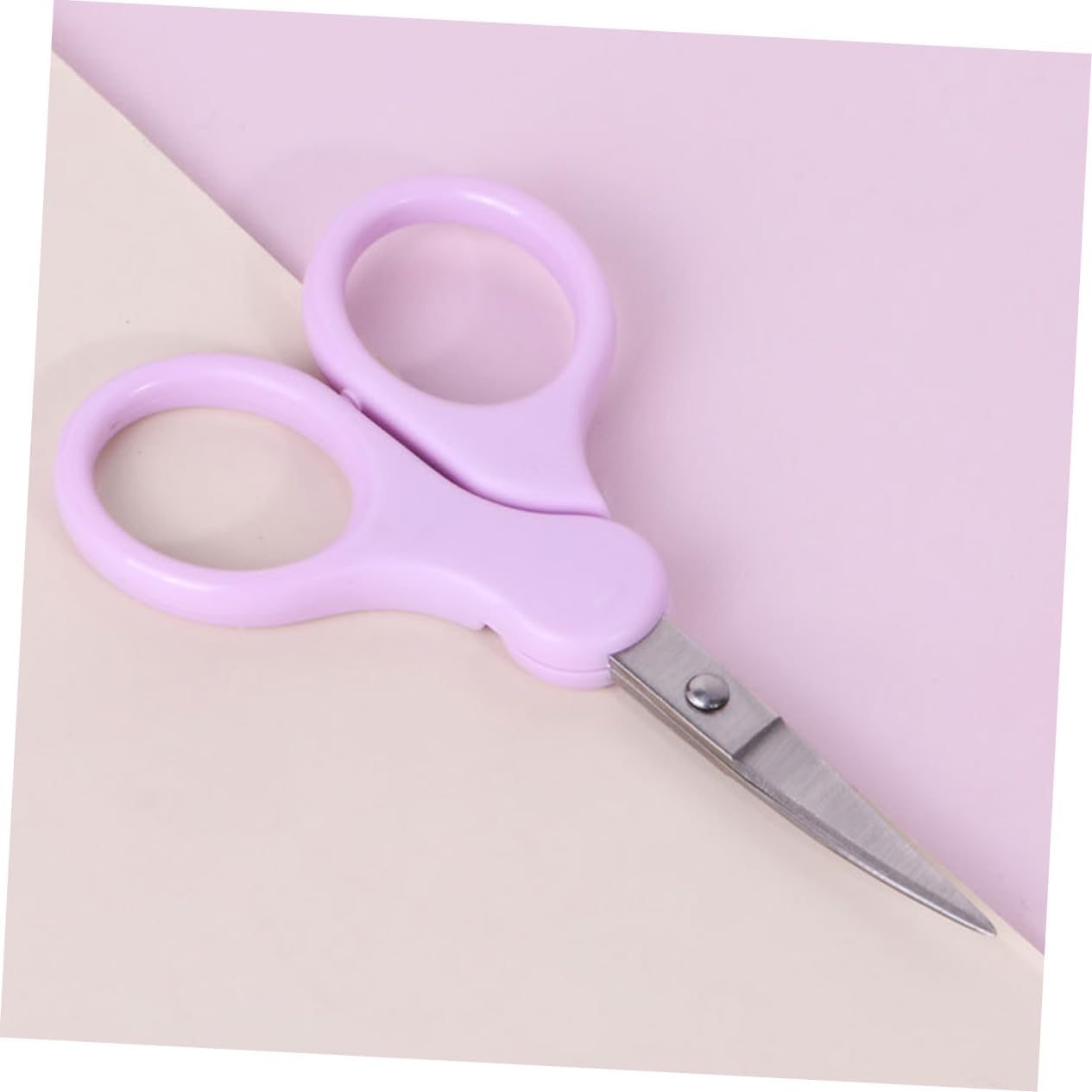 Men's Eyebrow Grooming Scissors Professional Hair Scissors Eyebrow Trimmer Stainless Steel
