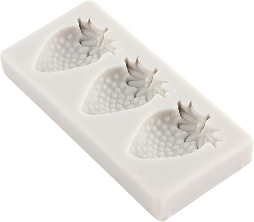 Miniatura 7 de Moldes de fondant de fresa, mini frutas y chocolate, decoración de pasteles de silicona para cupcakes, pasta de goma de arcilla de polímero de