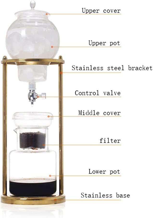 Cafetera sifón para café frío con base de acero inoxidable miniatura 4